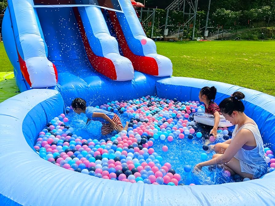 ウォータースライダー Amazon.co.jp: 24フィート(L) 商用グレード ウォータースライド 子供用